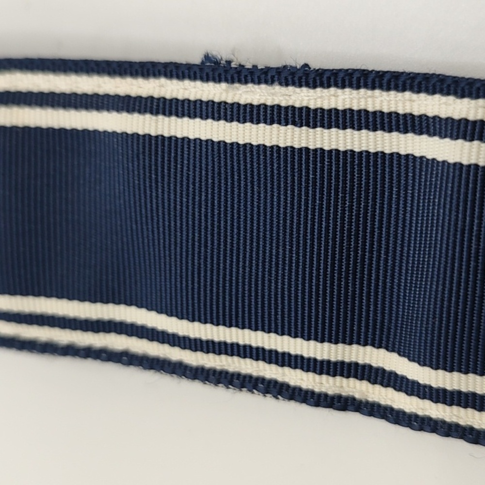 Peter Beaton Blue and White Striped Belt Beach Ribbon Vibe - Picture 10 of 11
